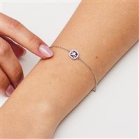 Bracciale Brosway Donna FANCY MAGIC PURPLE in Argento Zirconia FMP123 - FMP123